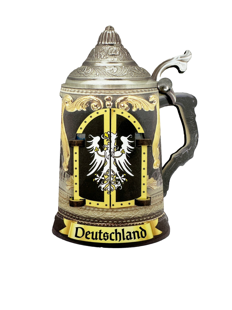 NeuschwansteinLudigs Casle 3D Black Beer Stein Souvenir Magnet